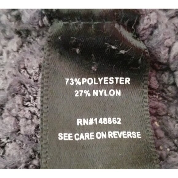 Torrid Women's Black Long Sleeve Bulky Sherpa Pullover Sweater Plus Size 2X - Picture 5 of 8